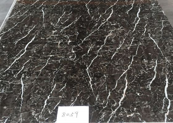 Fire Retardant PVC Marble Sheet Panel For Wall Cladding Water Proof