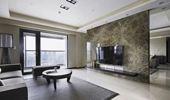Matt Plastic Marble Wall Panels Polyvinyl Chloride Eco Friendly