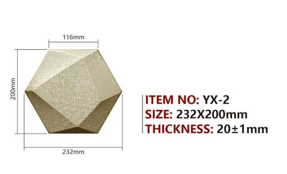 Smooth Interior Cladding Panels ODM Leather Padded Wall Panels