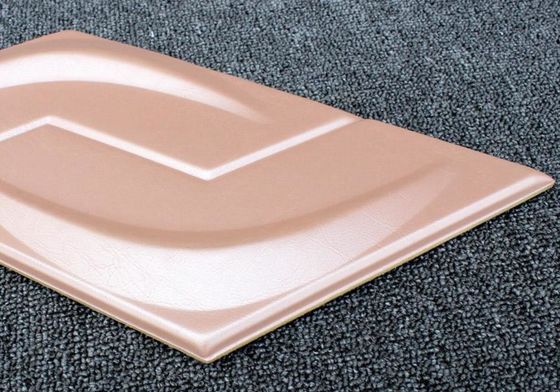 CE 3D Leather Wall Panel Waterproof Eco friendly For Wall Decoration