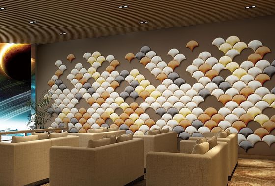 Modern Bedroom Leather Wall Panels OEM 4x8 Decorative Wall Panels