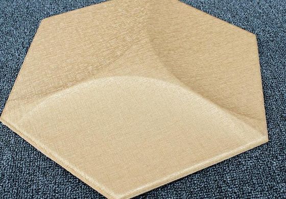 Smooth 3D Leather Wall Panel Thickness 2mm-10mm Fireproof OEM