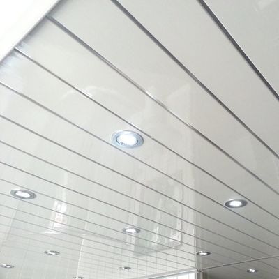 PVC Board Mould Proof White Plastic Ceiling Panels Customized