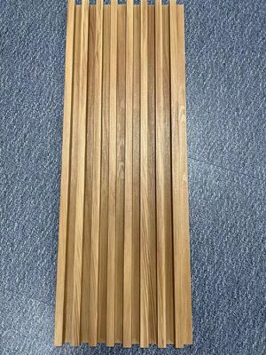 Wooden Plastic WPC Fluted Panel UV Resistance Moisture Resistance