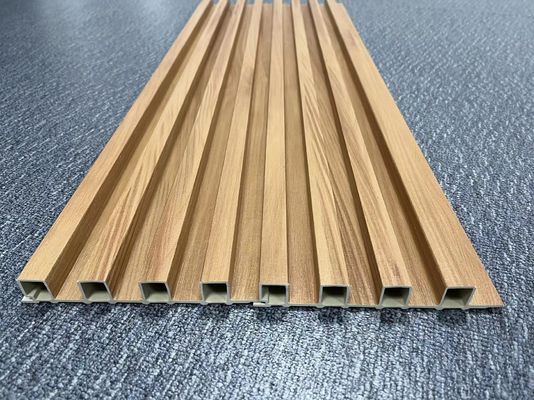 Wooden Plastic WPC Fluted Panel UV Resistance Moisture Resistance