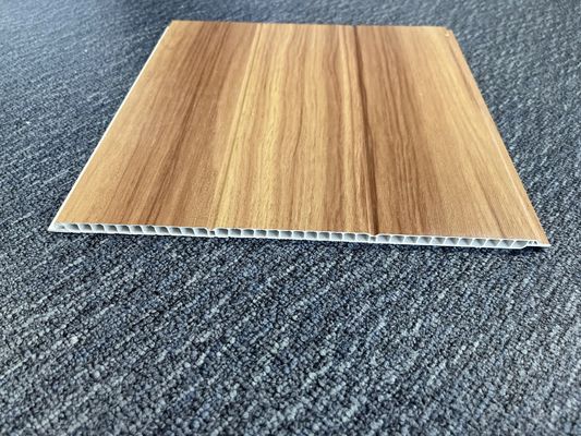 PVDF Outdoor PVC Wall Cladding 9mm Thickness Fireproof Plastic Outside Cladding