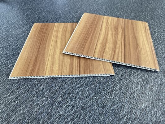 PVDF Outdoor PVC Wall Cladding 9mm Thickness Fireproof Plastic Outside Cladding