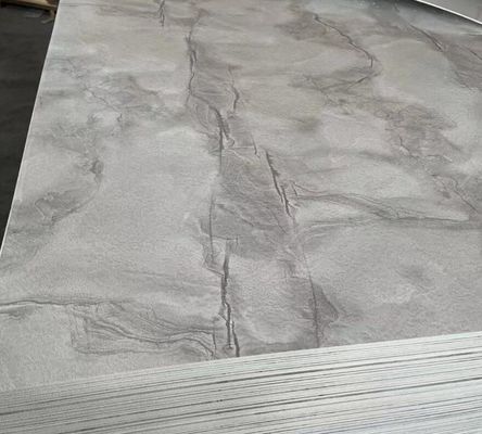 Waterproof PVC Marble Sheet Glossy Surface 3mm Marble Sheet ODM
