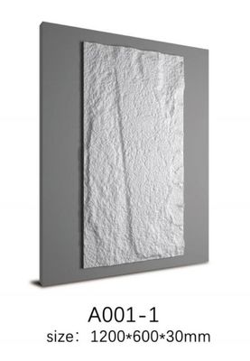 Lightweight PU Stone Panel With Easy To Install Class A Fire Resistance Low Maintenance