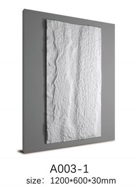 Lightweight PU Stone Panel With Easy To Install Class A Fire Resistance Low Maintenance
