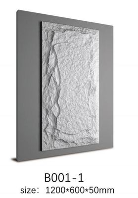 UV Resistant Lightweight Polyurethane Stone Panel Easy Install Glue On/Screw On