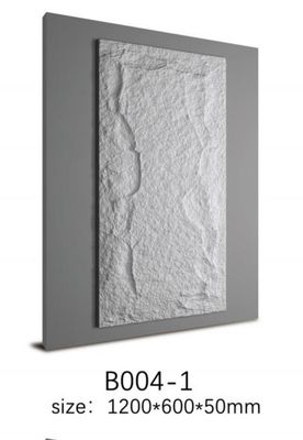 Lightweight Waterproof PU Stone Panel With Fireproof Decorative UV Resistant Panel