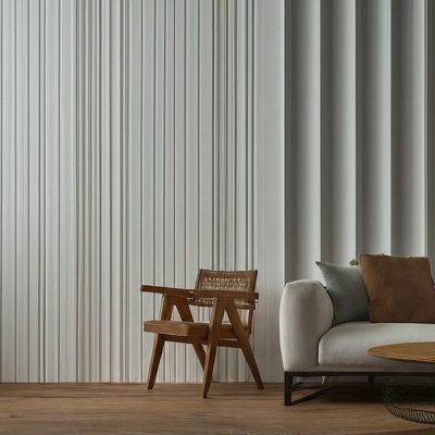 8mm Interlocking Pvc Wall Panel Outdoor High Heat Insulation White