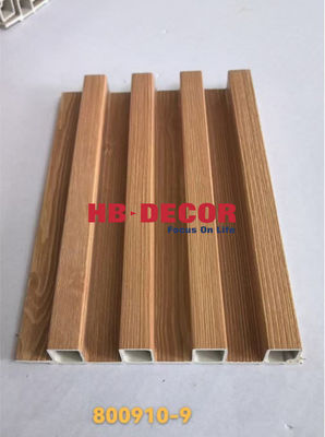 Exterior WPC Wall Panels Cladding In Fluted Design With Custom Colors