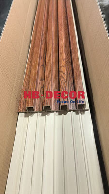 Outdoor Wall Wpc Fluted Panel Customizable With 5mm Flute Depth And Relief Texture