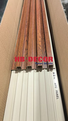 Outdoor Wall Wpc Fluted Panel Customizable With 5mm Flute Depth And Relief Texture