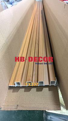 Waterproof Wpc Wall Panel Wpc Fluted Panel With Customizable Width 100mm-300mm Easy Installation And 15mm Thickness