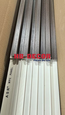 Waterproof Wpc Fluted Panel For Exterior Residential Exteriors And Outdoor Walls
