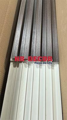 Waterproof Wpc Fluted Panel For Exterior Residential Exteriors And Outdoor Walls