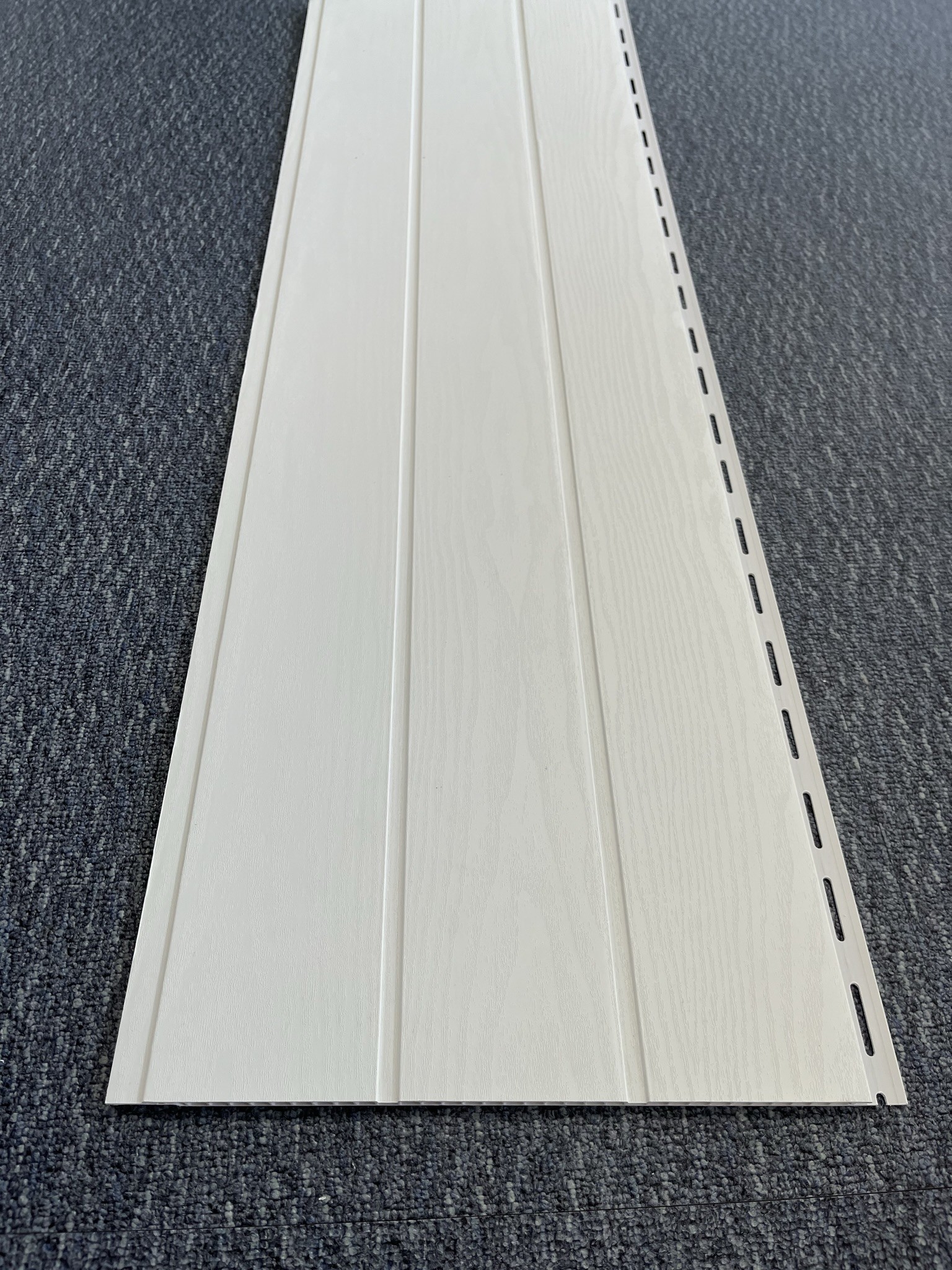 Smooth White UPVC Exterior Cladding Outside Plastic Cladding ISO Certifcate
