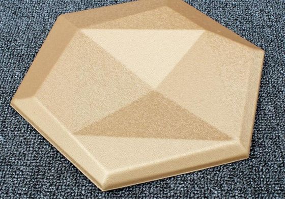 Fireproof 3D Leather Wall Panel Thickness 5mm For Wall Decoration