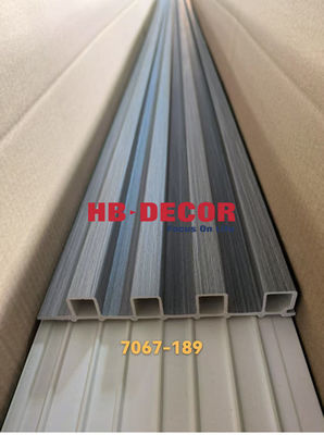 Customizable 3d Wpc Fluted Wall Panels For Facade