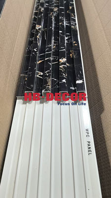 Customizable Width WPC Decorative Wall Panel Interclad Decorative Louver Panels Eco-Certifications FSC LEED GREENGUARD