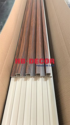 Waterproof Wpc Wall Panel Wpc Fluted Panel With Customizable Width 100mm-300mm Easy Installation And 15mm Thickness